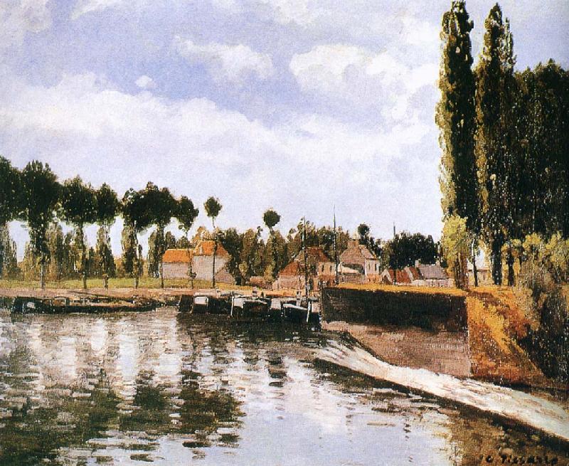 Camille Pissarro Pang plans Schwarz lake Sweden oil painting art